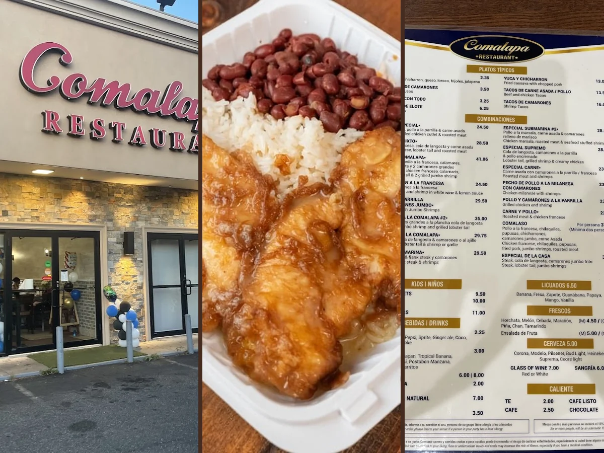 Casual Salvadoran restaurant dining room